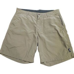 Howler Brothers Horizon Hybrid Shorts. Tan. Size 32.
